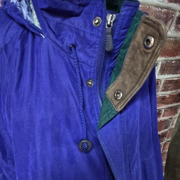 Vintage 90s Men's LONDON FOG Zip Up Hooded Windbreaker Jacket Large - Picture 7 of 8